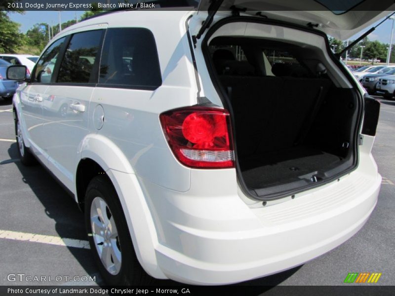 Bianco White / Black 2011 Dodge Journey Express