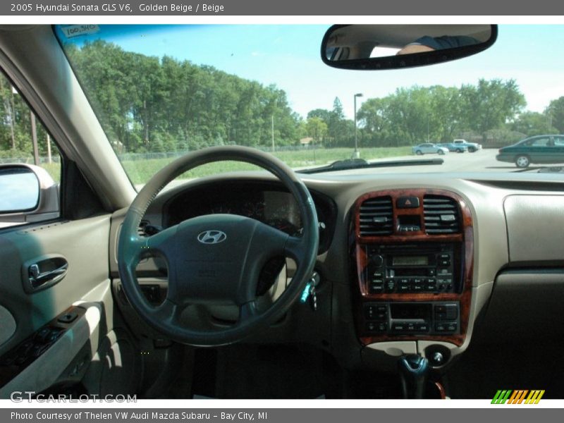Golden Beige / Beige 2005 Hyundai Sonata GLS V6