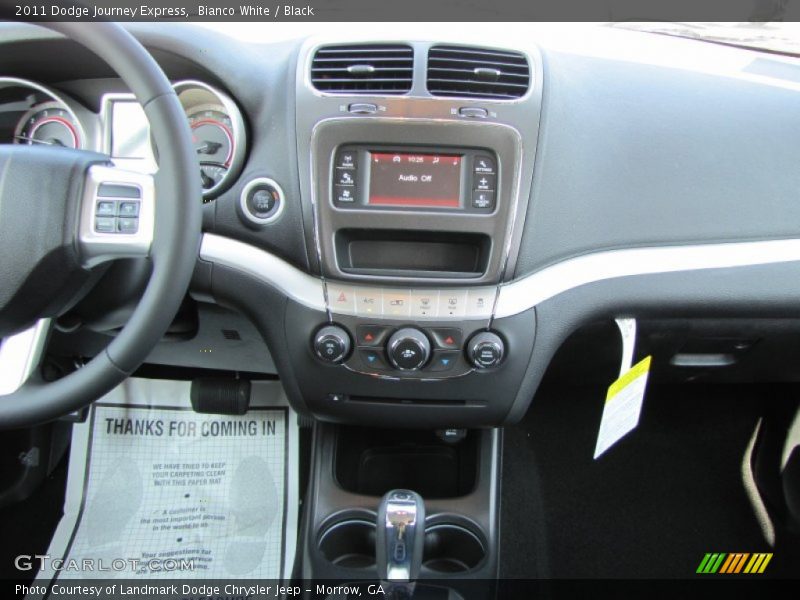 Bianco White / Black 2011 Dodge Journey Express