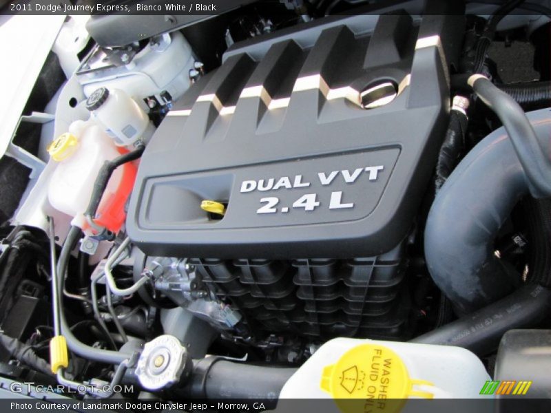 Bianco White / Black 2011 Dodge Journey Express