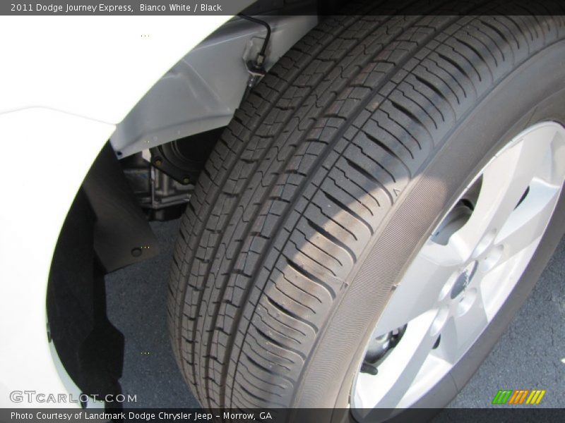 Bianco White / Black 2011 Dodge Journey Express