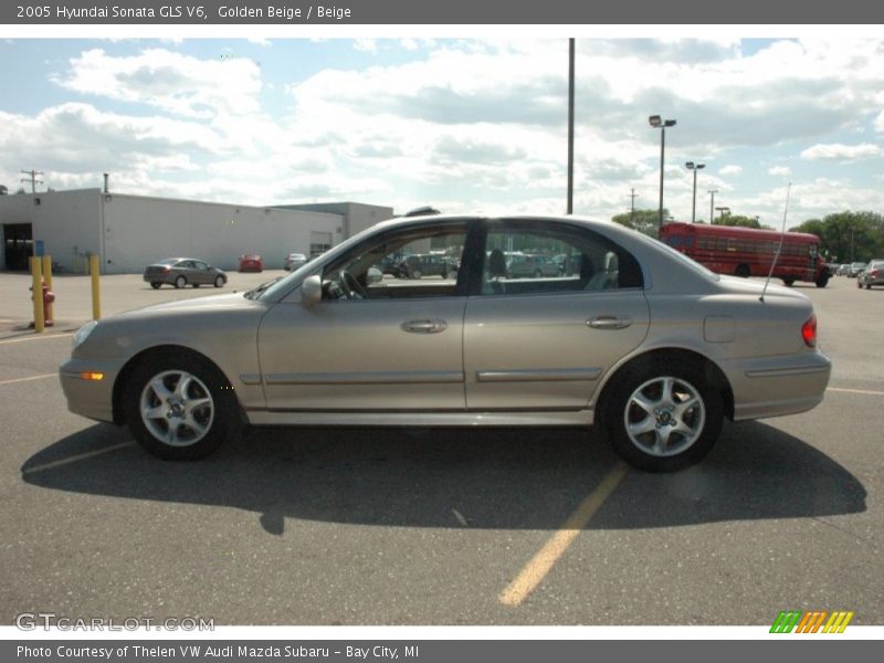 Golden Beige / Beige 2005 Hyundai Sonata GLS V6