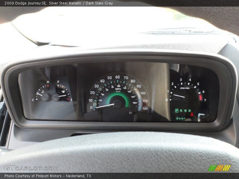 Silver Steel Metallic / Dark Slate Gray 2009 Dodge Journey SE