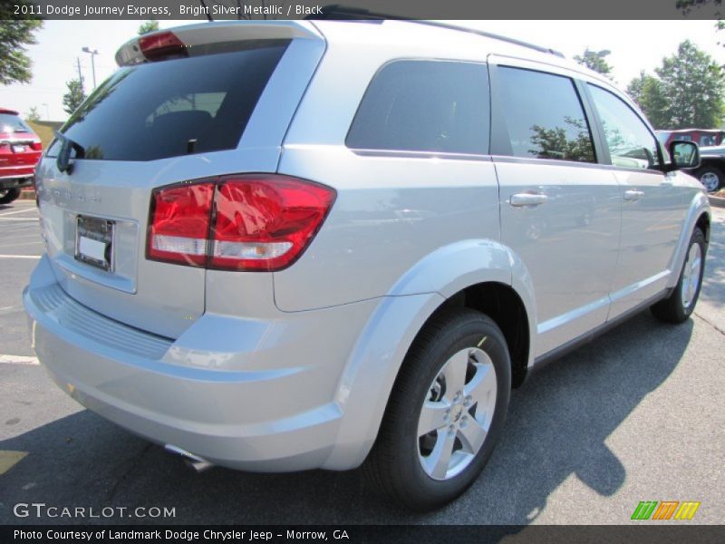 Bright Silver Metallic / Black 2011 Dodge Journey Express