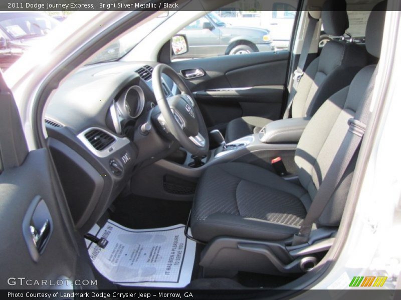 Bright Silver Metallic / Black 2011 Dodge Journey Express