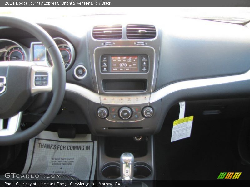 Bright Silver Metallic / Black 2011 Dodge Journey Express