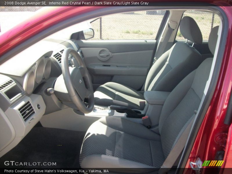 Inferno Red Crystal Pearl / Dark Slate Gray/Light Slate Gray 2008 Dodge Avenger SE