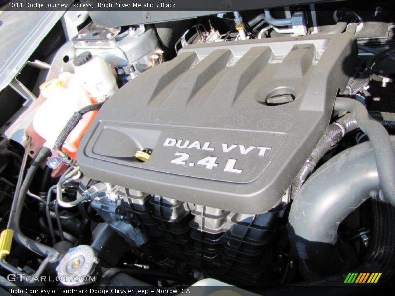 Bright Silver Metallic / Black 2011 Dodge Journey Express