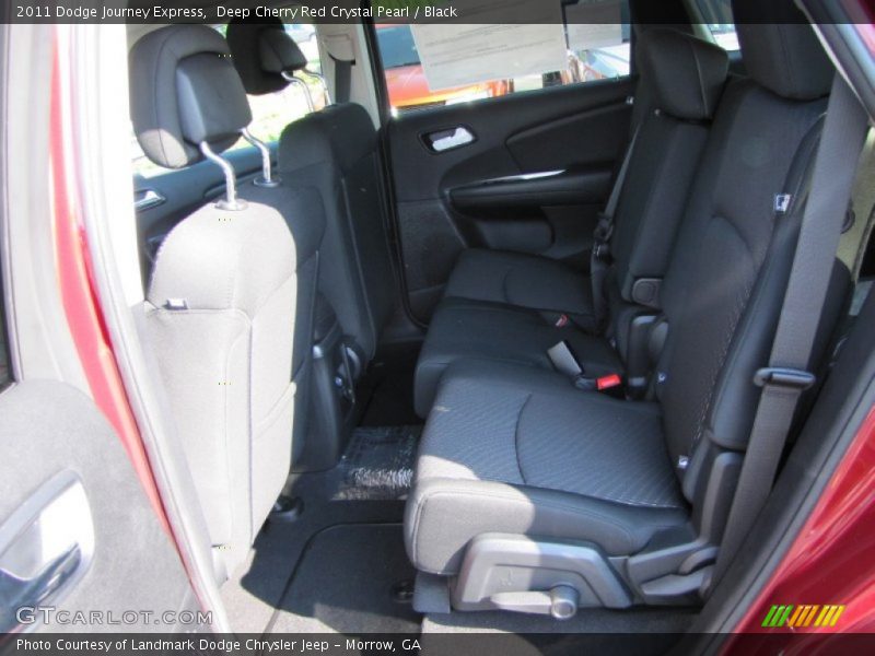 Deep Cherry Red Crystal Pearl / Black 2011 Dodge Journey Express