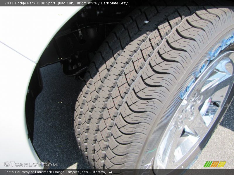 Bright White / Dark Slate Gray 2011 Dodge Ram 1500 Sport Quad Cab