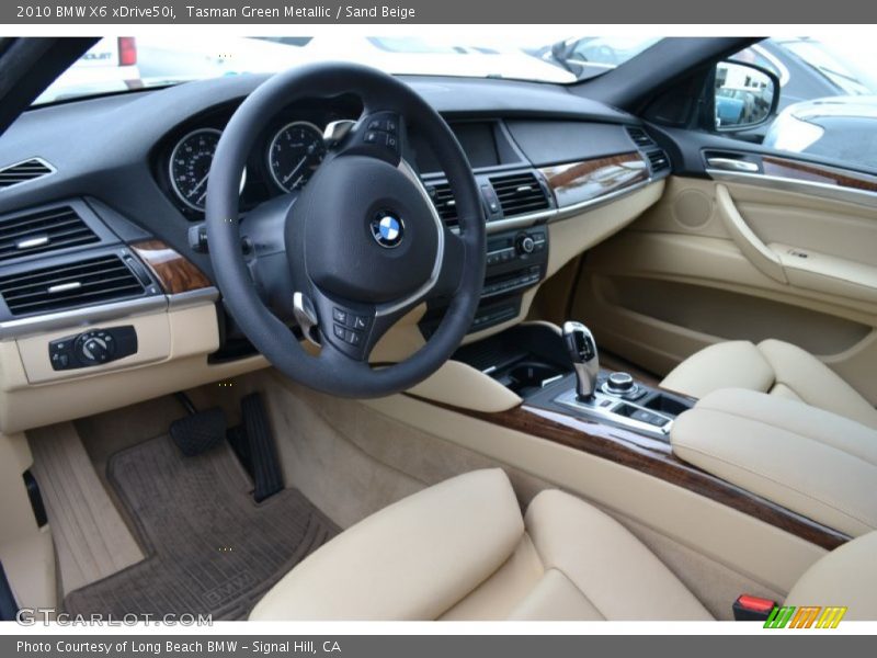  2010 X6 xDrive50i Sand Beige Interior