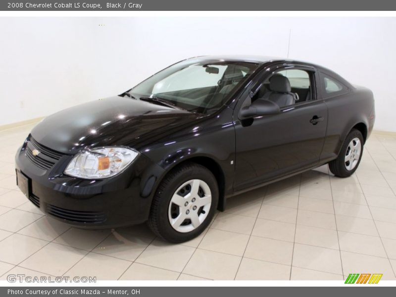 Black / Gray 2008 Chevrolet Cobalt LS Coupe