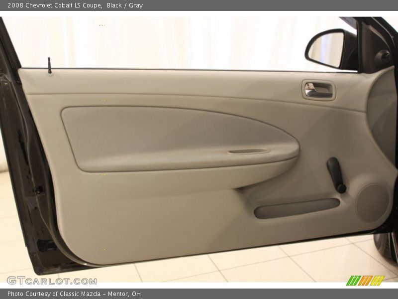 Black / Gray 2008 Chevrolet Cobalt LS Coupe