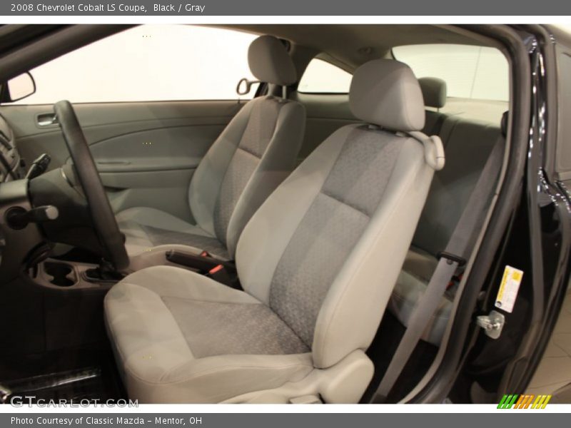 Black / Gray 2008 Chevrolet Cobalt LS Coupe