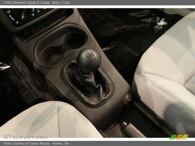 Black / Gray 2008 Chevrolet Cobalt LS Coupe