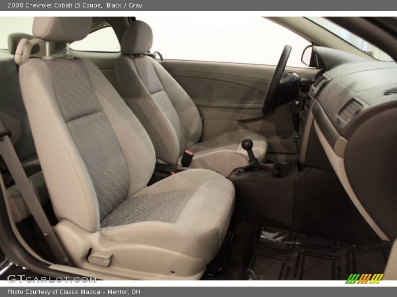 Black / Gray 2008 Chevrolet Cobalt LS Coupe