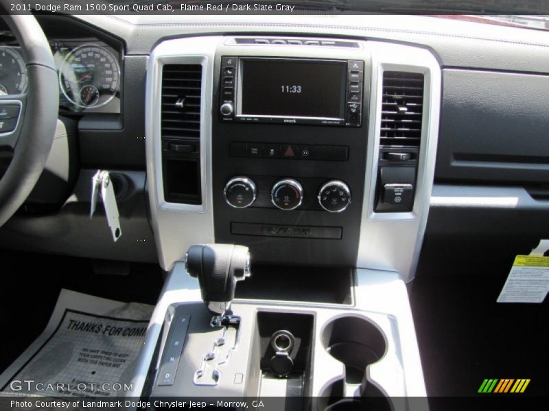 Dashboard of 2011 Ram 1500 Sport Quad Cab