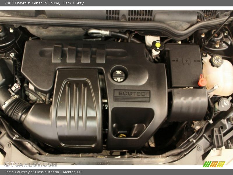 Black / Gray 2008 Chevrolet Cobalt LS Coupe