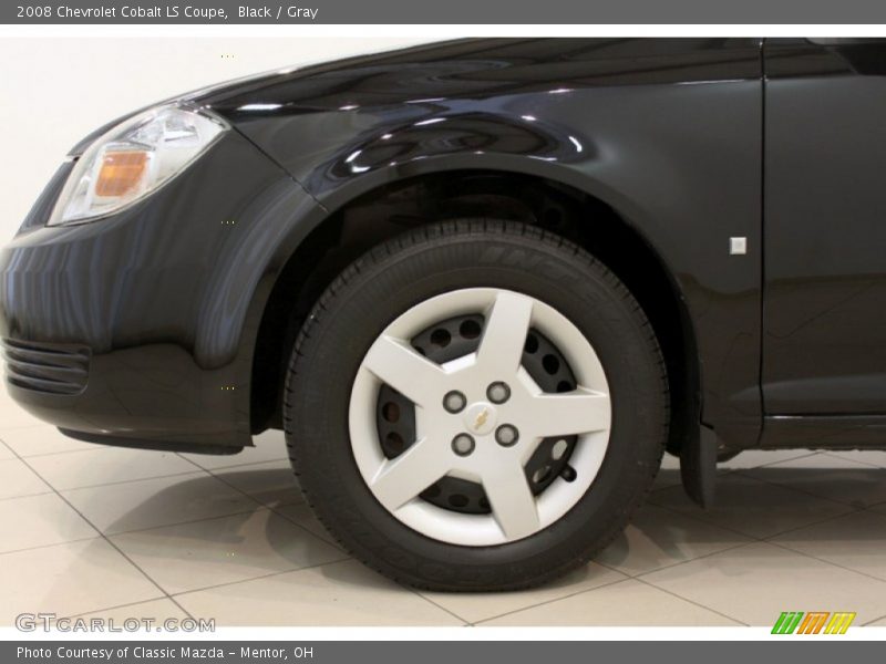 Black / Gray 2008 Chevrolet Cobalt LS Coupe