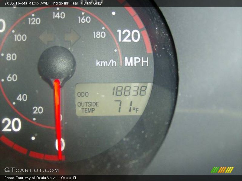 Indigo Ink Pearl / Dark Gray 2005 Toyota Matrix AWD