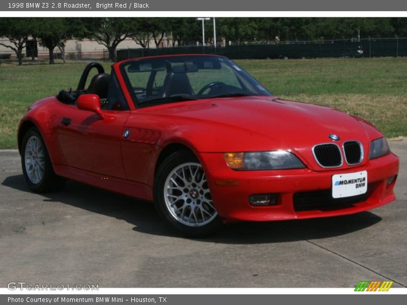 Bright Red / Black 1998 BMW Z3 2.8 Roadster