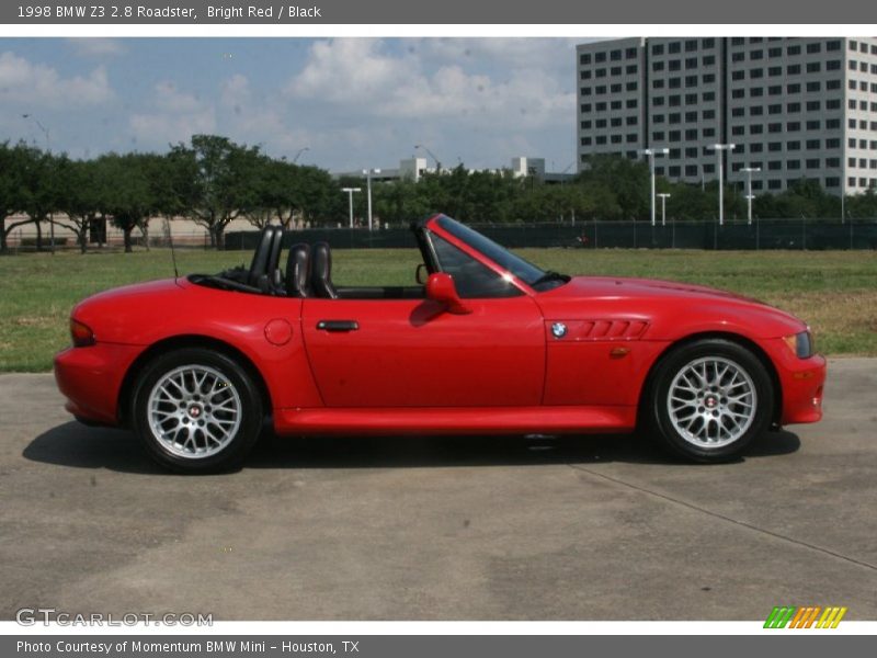 Bright Red / Black 1998 BMW Z3 2.8 Roadster