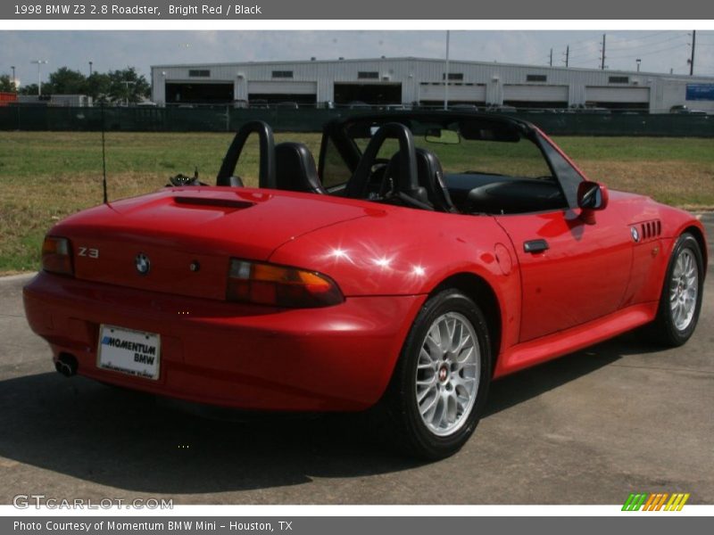 Bright Red / Black 1998 BMW Z3 2.8 Roadster