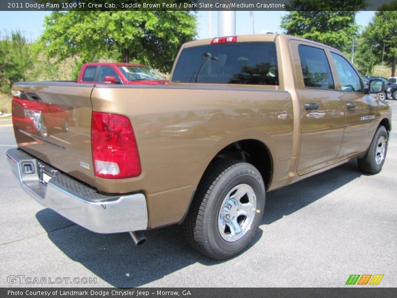 Saddle Brown Pearl / Dark Slate Gray/Medium Graystone 2011 Dodge Ram 1500 ST Crew Cab