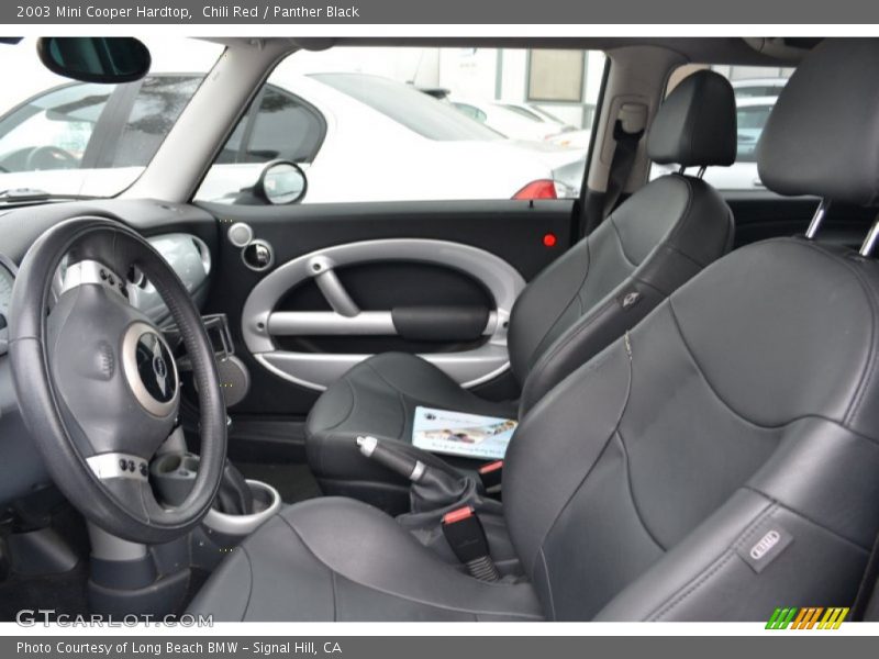 Chili Red / Panther Black 2003 Mini Cooper Hardtop
