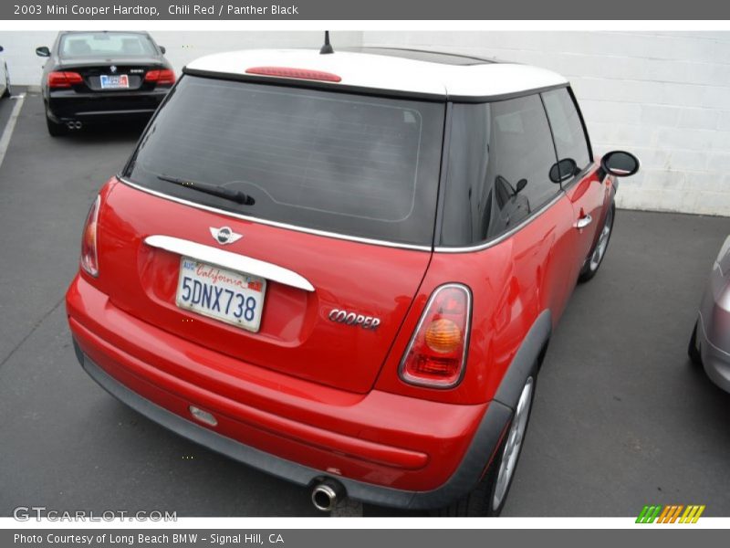 Chili Red / Panther Black 2003 Mini Cooper Hardtop