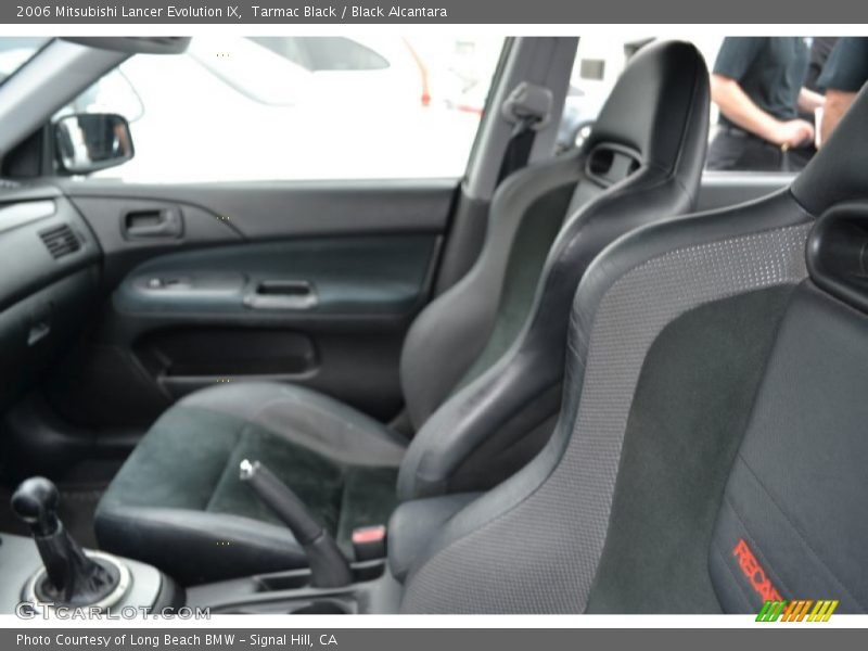 Tarmac Black / Black Alcantara 2006 Mitsubishi Lancer Evolution IX