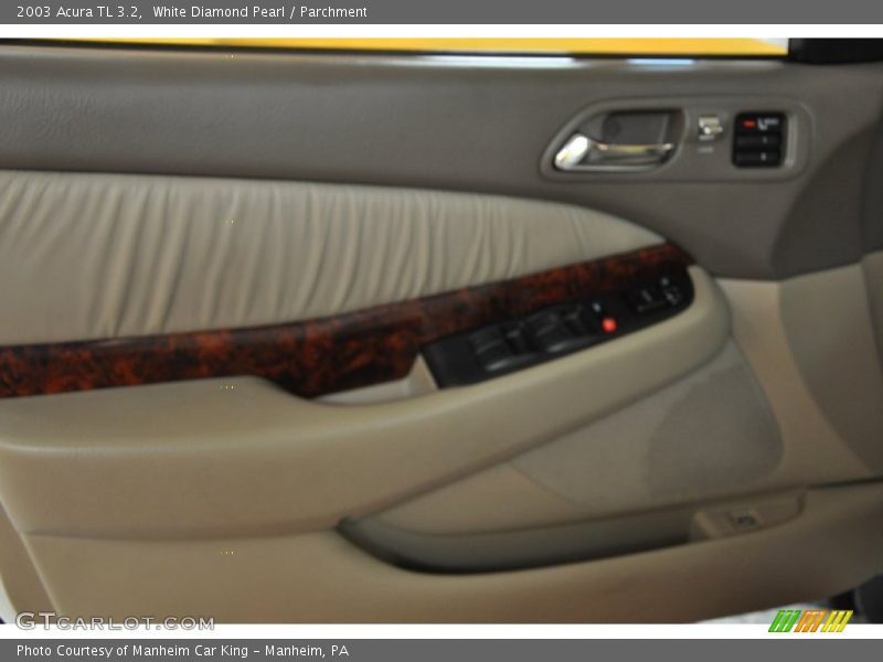 White Diamond Pearl / Parchment 2003 Acura TL 3.2
