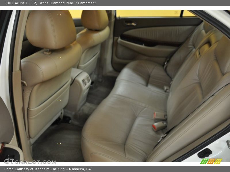 White Diamond Pearl / Parchment 2003 Acura TL 3.2