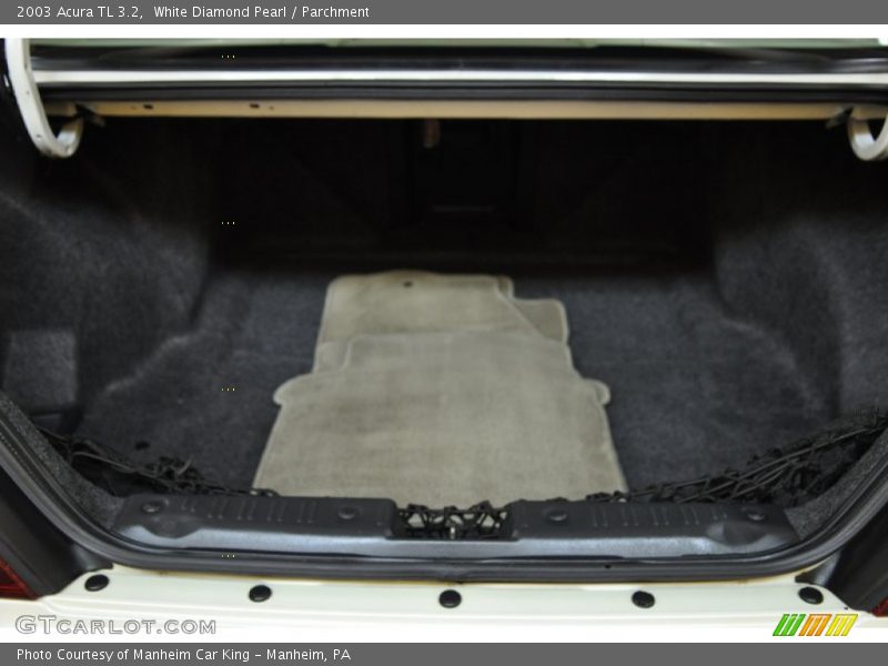White Diamond Pearl / Parchment 2003 Acura TL 3.2