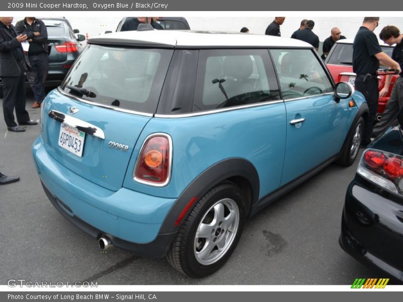 Oxygen Blue / Black/Grey 2009 Mini Cooper Hardtop