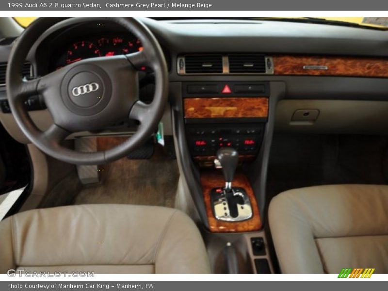 Cashmere Grey Pearl / Melange Beige 1999 Audi A6 2.8 quattro Sedan