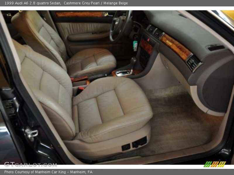 Cashmere Grey Pearl / Melange Beige 1999 Audi A6 2.8 quattro Sedan