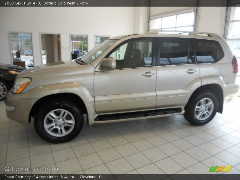 Dorado Gold Pearl / Ivory 2003 Lexus GX 470