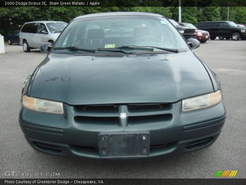 Shale Green Metallic / Agate 2000 Dodge Stratus SE