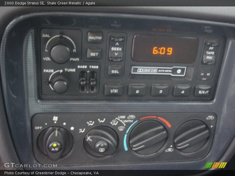 Shale Green Metallic / Agate 2000 Dodge Stratus SE