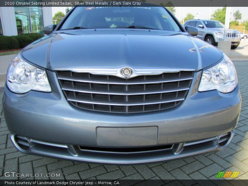 Silver Steel Metallic / Dark Slate Gray 2010 Chrysler Sebring Limited Sedan