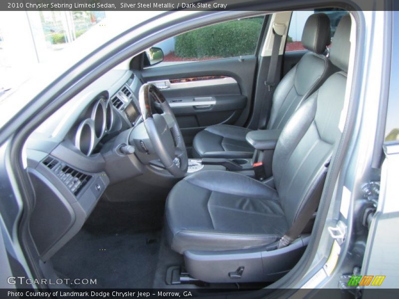 Silver Steel Metallic / Dark Slate Gray 2010 Chrysler Sebring Limited Sedan