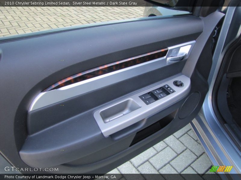 Silver Steel Metallic / Dark Slate Gray 2010 Chrysler Sebring Limited Sedan