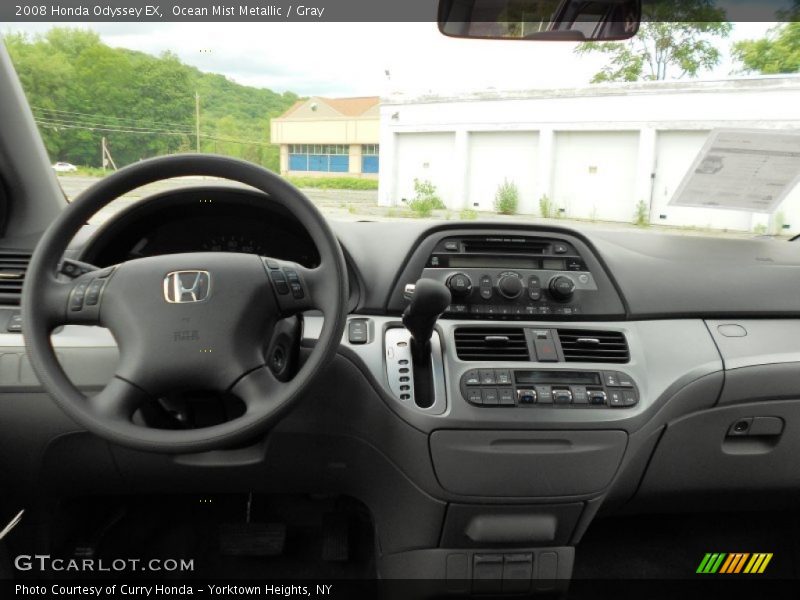 Ocean Mist Metallic / Gray 2008 Honda Odyssey EX