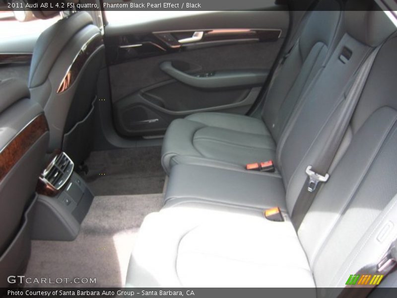 Phantom Black Pearl Effect / Black 2011 Audi A8 L 4.2 FSI quattro