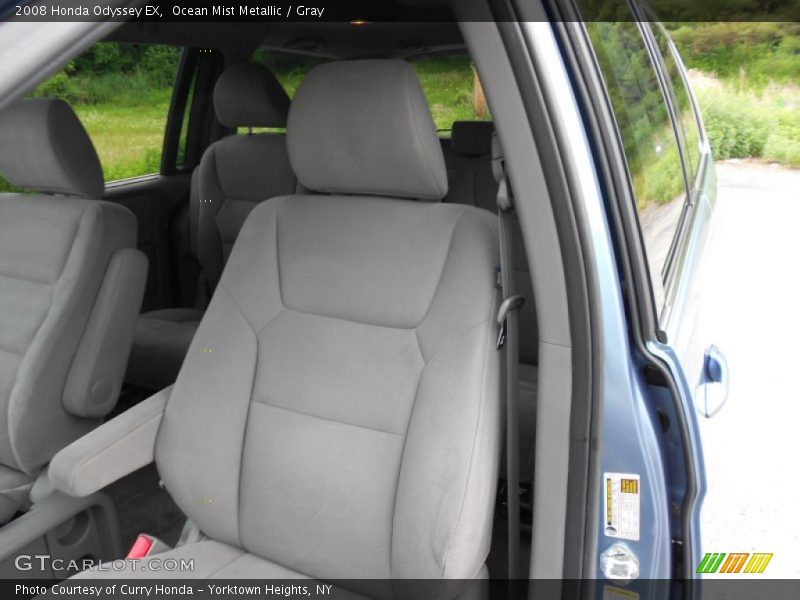 Ocean Mist Metallic / Gray 2008 Honda Odyssey EX