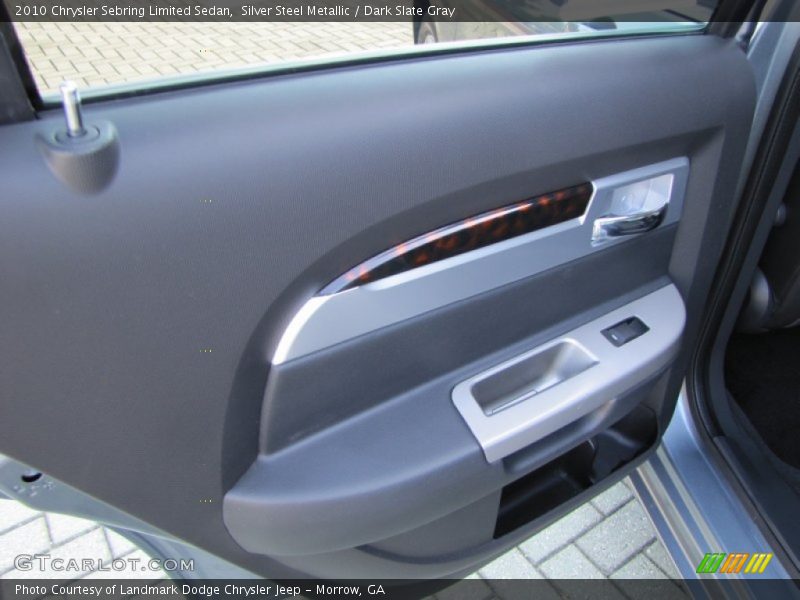 Silver Steel Metallic / Dark Slate Gray 2010 Chrysler Sebring Limited Sedan