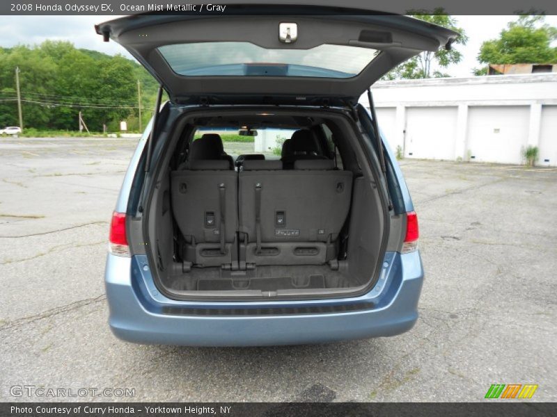 Ocean Mist Metallic / Gray 2008 Honda Odyssey EX