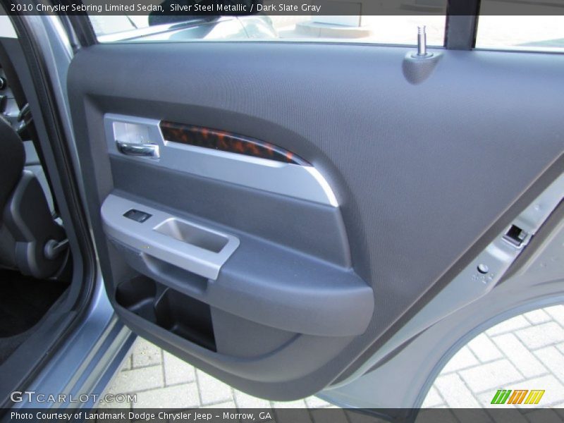 Silver Steel Metallic / Dark Slate Gray 2010 Chrysler Sebring Limited Sedan