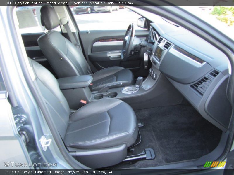 Silver Steel Metallic / Dark Slate Gray 2010 Chrysler Sebring Limited Sedan